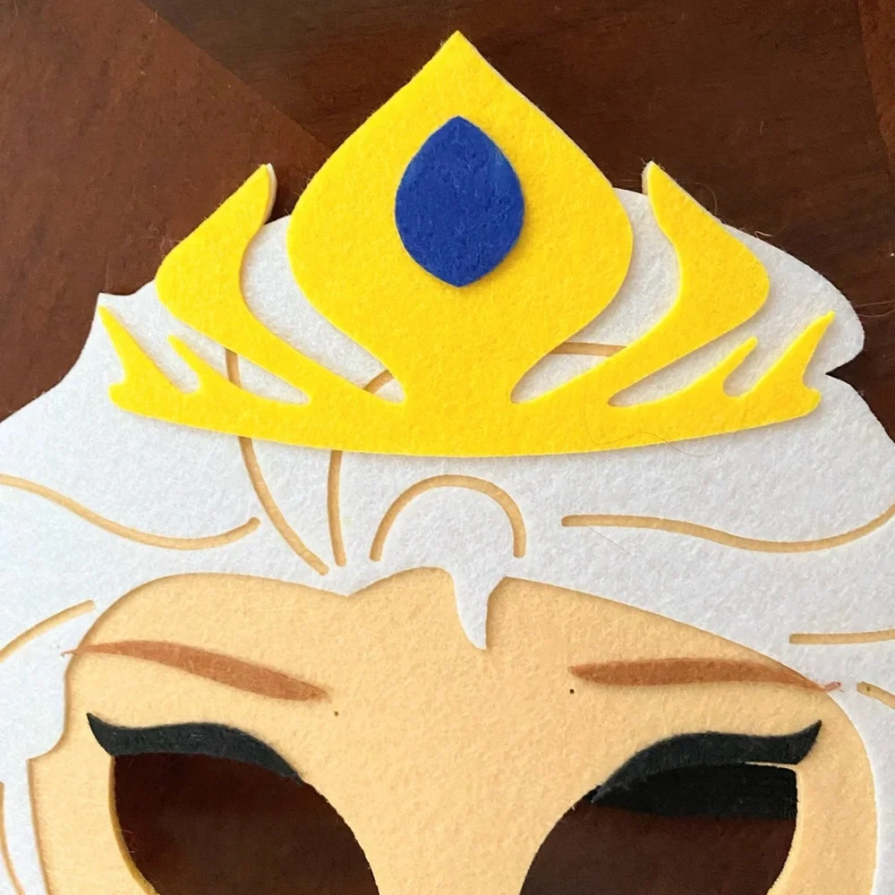 COPY - Disney Frozen’s Elsa & Anna Fun Felt Face Mask with Elastic Straps Brand…